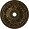 Ekena Millwork Flagstone Ceiling Medallion (Fits Canopies up to 3 7/8"), 30"OD x 3 7/8"ID x 3 1/4"P, Brass CM30FLBRS - alternate 1